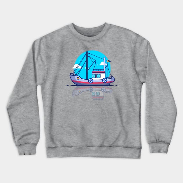 Trawler Boat Crewneck Sweatshirt by Catalyst Labs